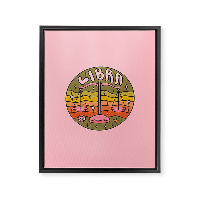 2020 Libra Framed Canvas Print Gallery Image 1