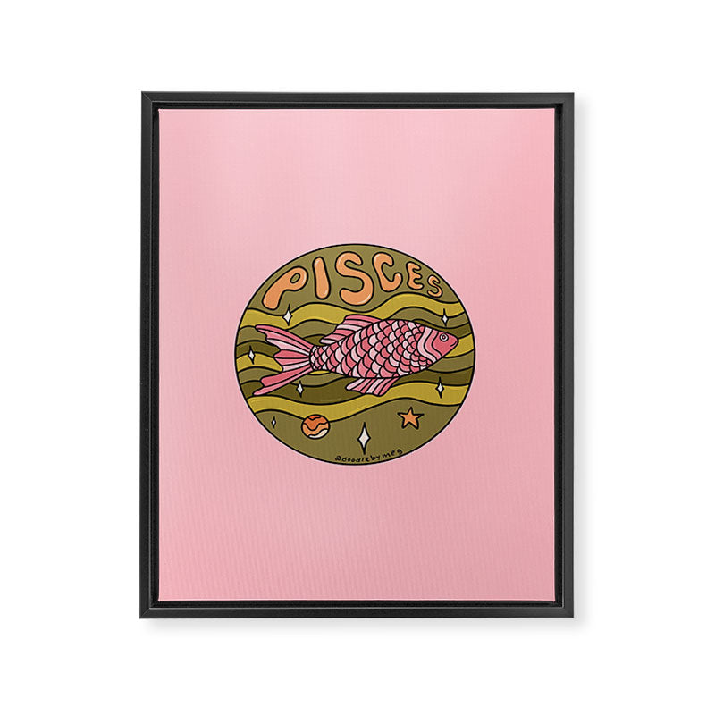 2020 Pisces Framed Canvas Print Gallery Image 8