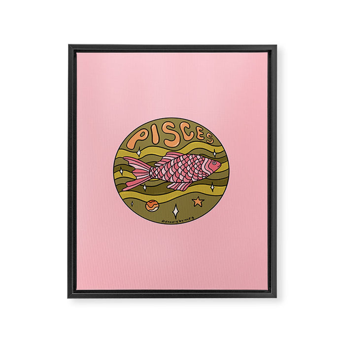 2020 Pisces Framed Canvas Print Gallery Image 1
