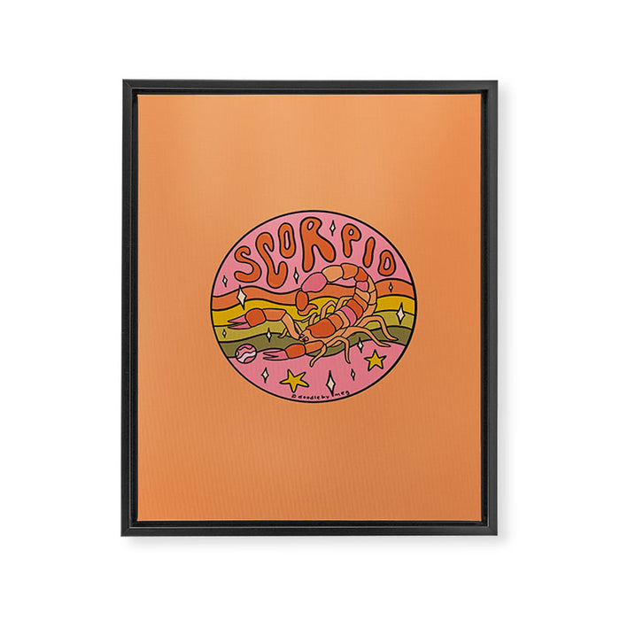 2020 Scorpio Framed Canvas Print Gallery Image 1