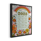 2025 Calendar Framed Canvas Print Gallery Image 2