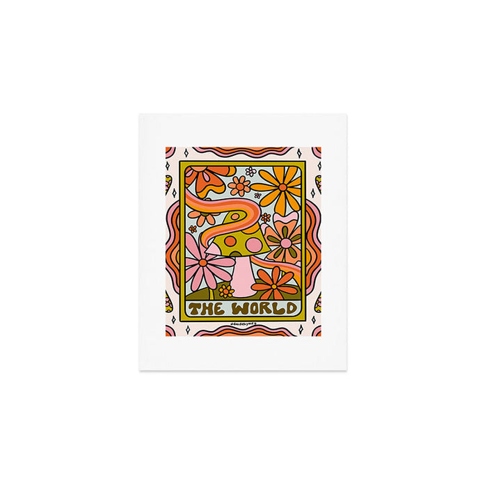 21. World Tarot Mushroom Art Print Gallery Image 1