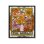 21. World Tarot Mushroom Framed Canvas Print Gallery Image 8