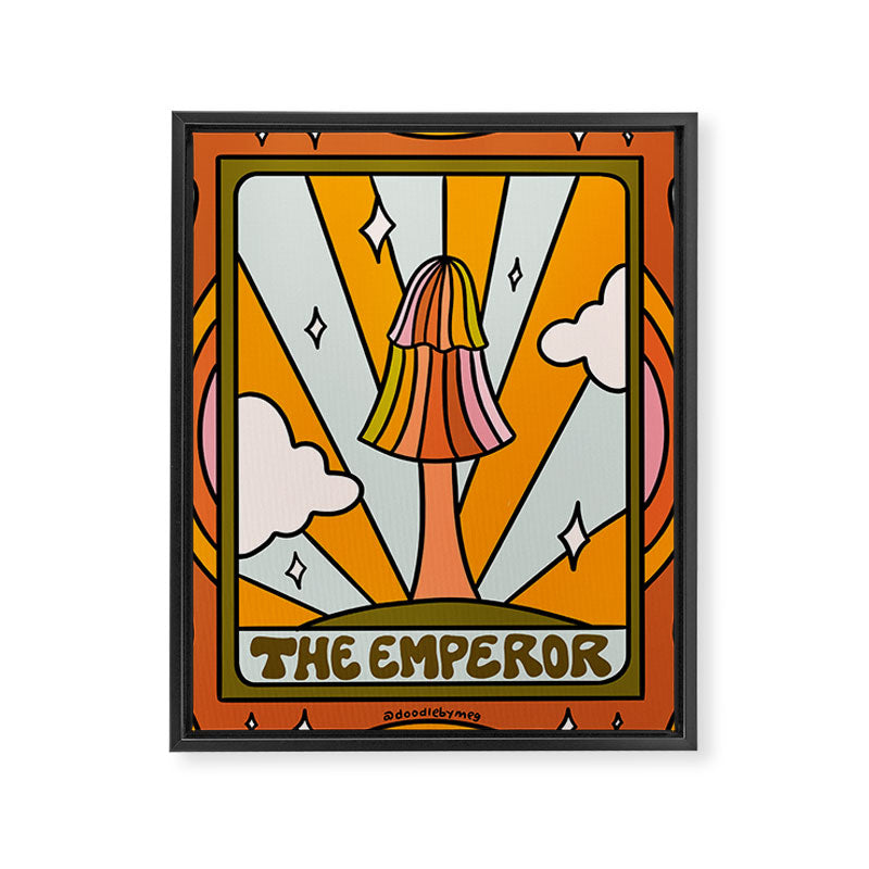 3. The Emperor Mushroom Framed Canvas Print Gallery Image 8