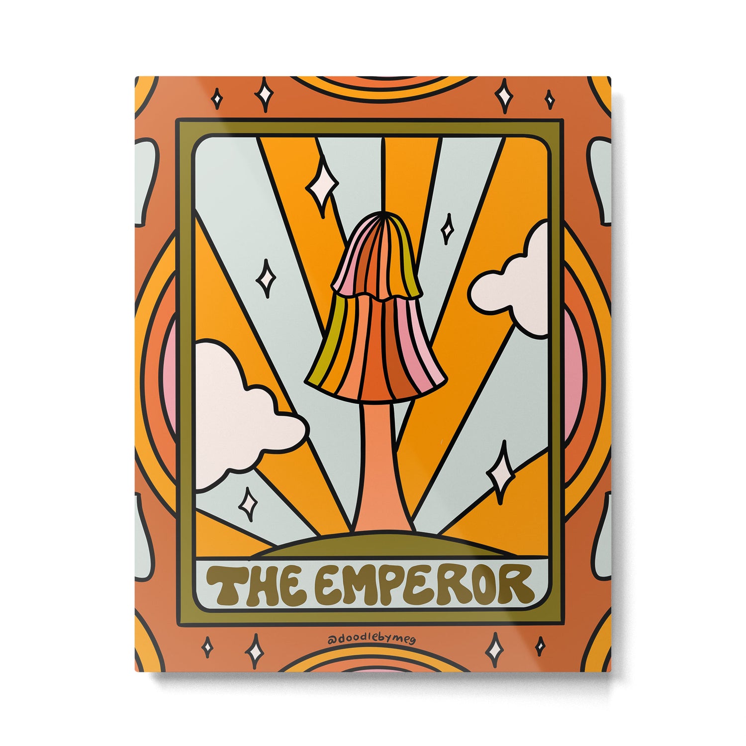 3. The Emperor Mushroom Metal Print Gallery Image 6