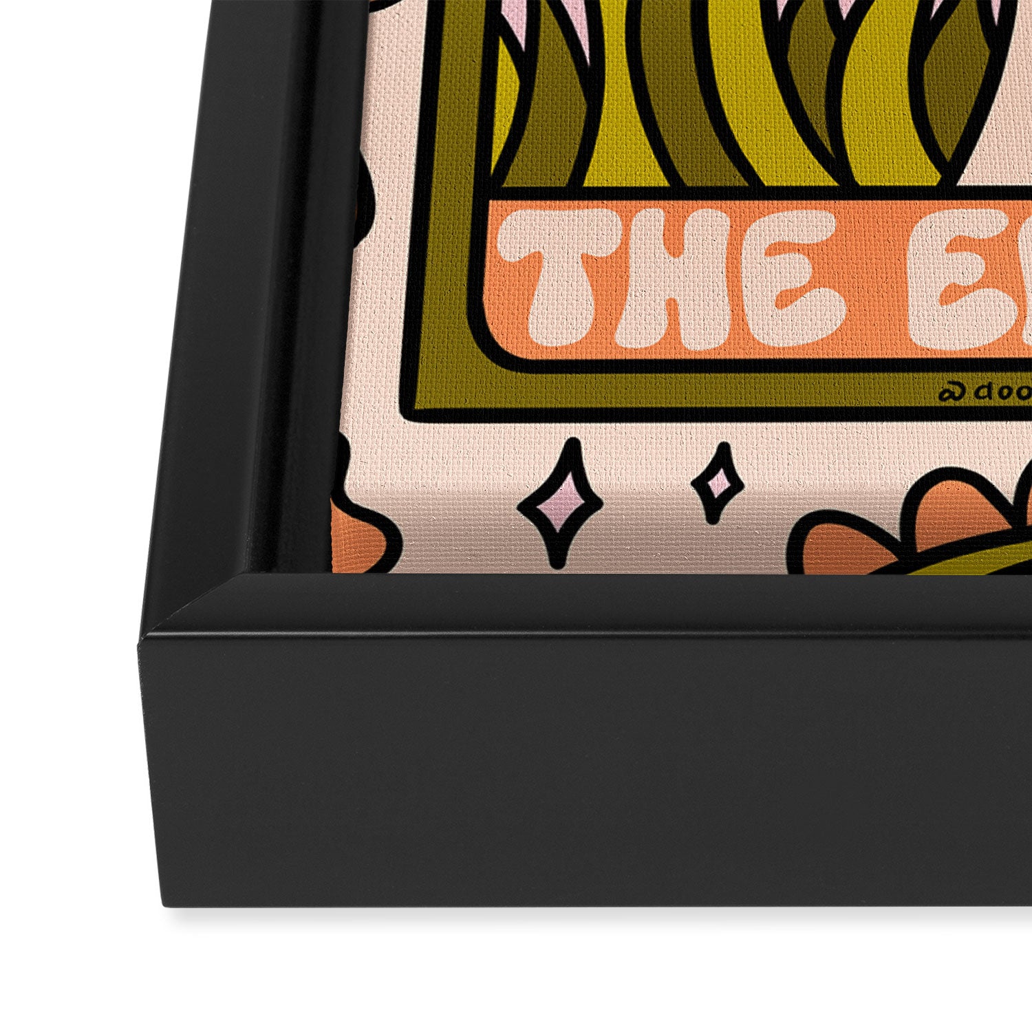 4. The Empress Mushroom Framed Canvas Print Gallery Image 3