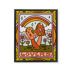 6. The Lovers Mushroom Framed Canvas Print Gallery Image 8