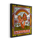 6. The Lovers Mushroom Framed Canvas Print Gallery Image 2