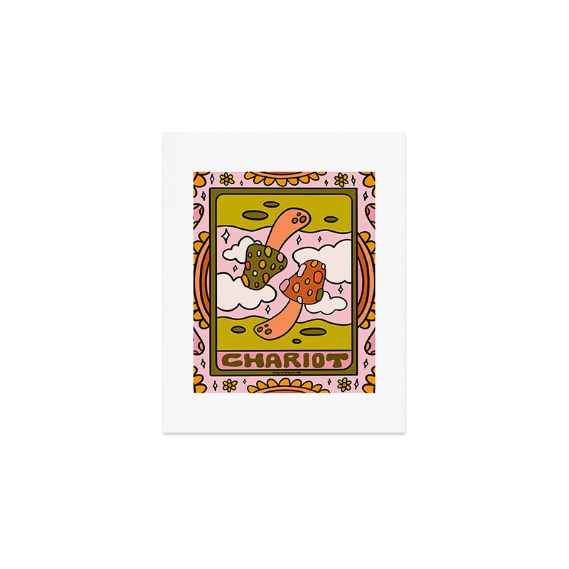 7. Chariot Mushroom Art Print Gallery Image 1