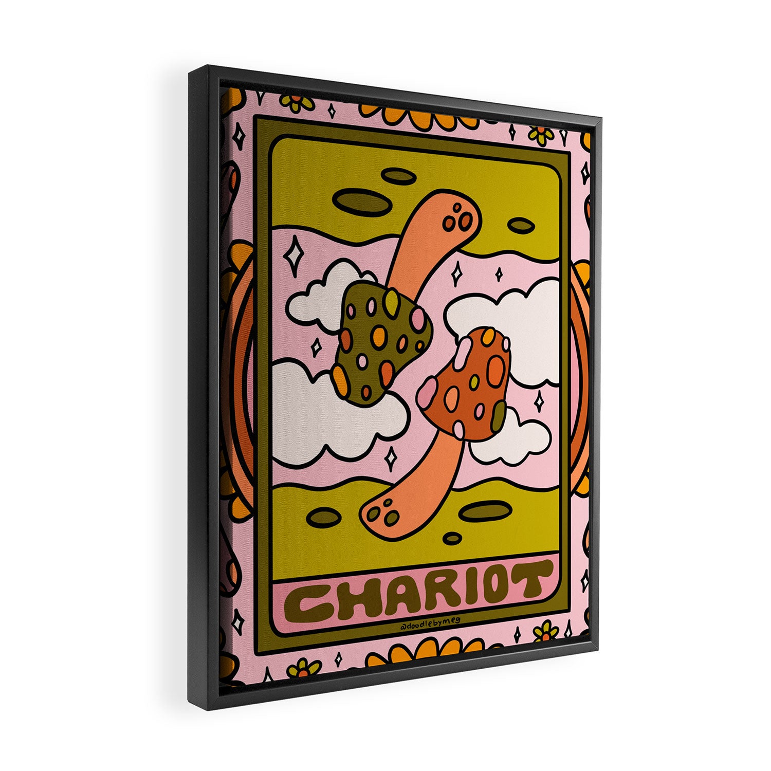7. Chariot Mushroom Framed Canvas Print Gallery Image 2