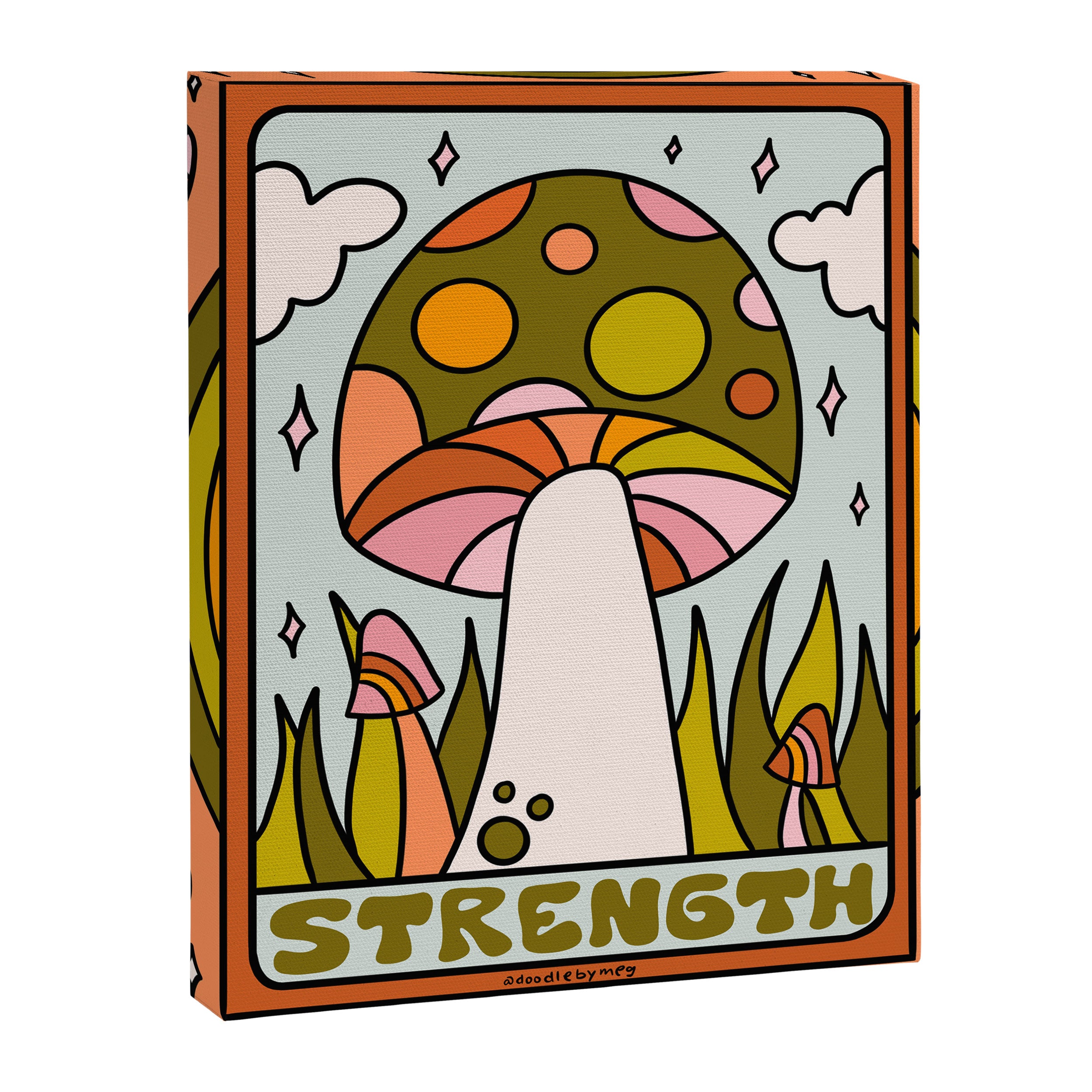 8. Strength Mushroom Canvas Print Gallery Image 8