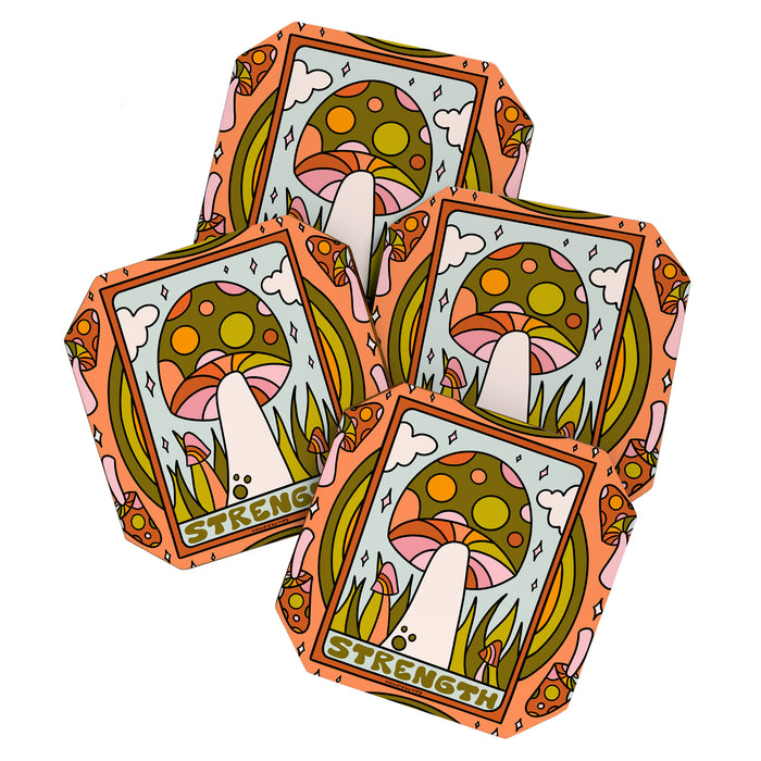 8. Strength Mushroom Coaster Gallery Image 1