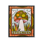 8. Strength Mushroom Framed Canvas Print Gallery Image 8