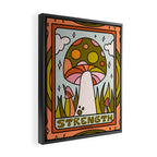 8. Strength Mushroom Framed Canvas Print Gallery Image 2