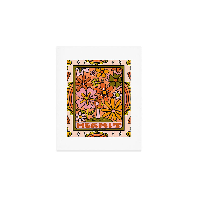 9. Hermit Mushroom Art Print Gallery Image 1