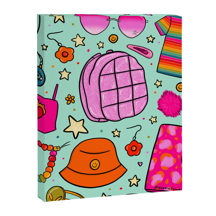 90's Things Print Canvas Print Gallery Image 1