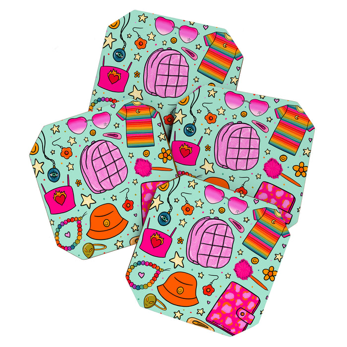 90's Things Print Coaster Gallery Image 1