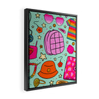 90's Things Print Framed Canvas Print Gallery Image 2