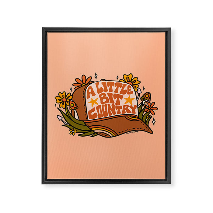 A Little Bit Country Framed Canvas Print Gallery Image 1