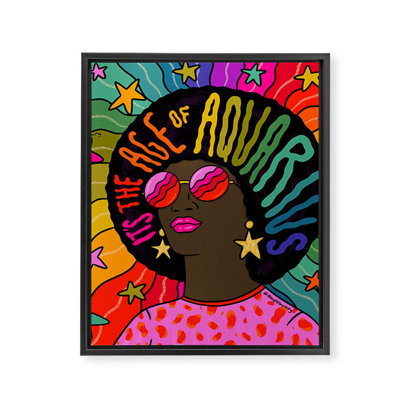 Age of Aquarius Framed Canvas Print Gallery Image 8