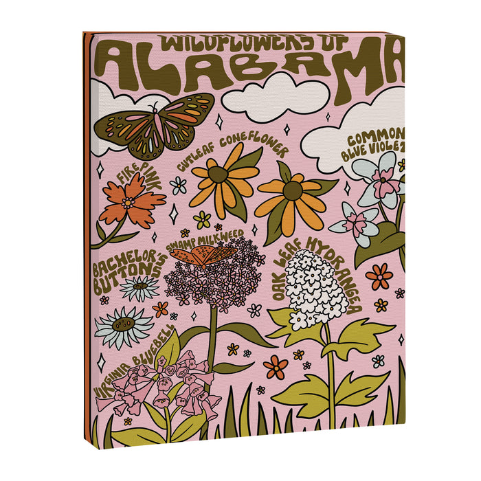 Alabama Wildflowers Canvas Print Gallery Image 1