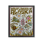 Alaska Wildflowers Framed Canvas Print Gallery Image 8