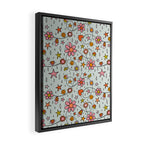 Alternative Christmas Lights Print Framed Canvas Print Gallery Image 2