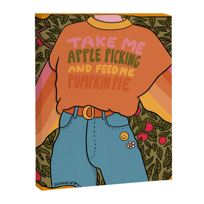Apple Picking Canvas Print Gallery Image 1