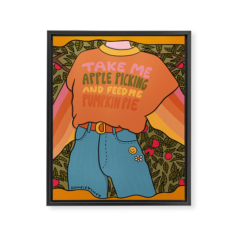 Apple Picking Framed Canvas Print Gallery Image 8