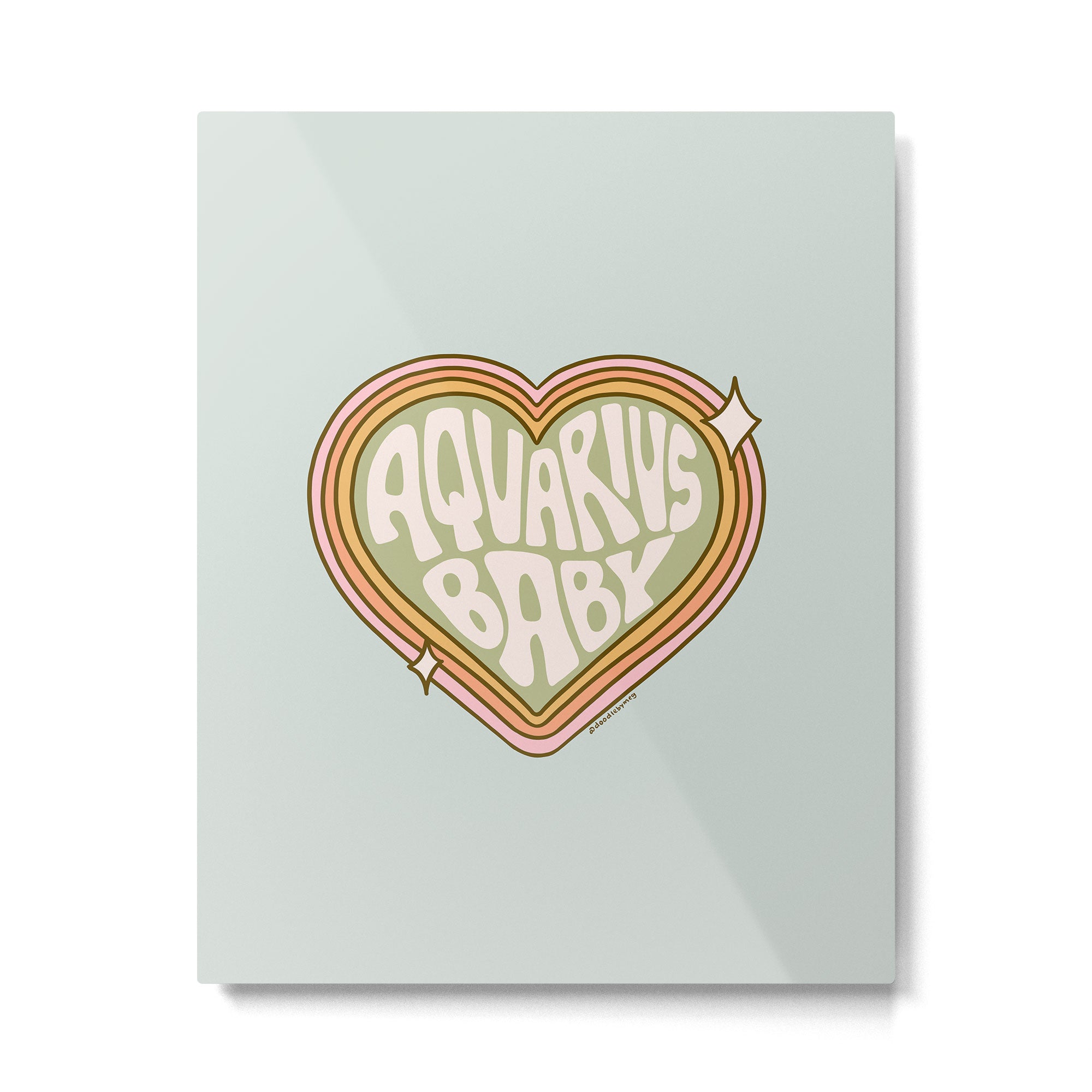 Aquarius Baby Metal Print Gallery Image 6