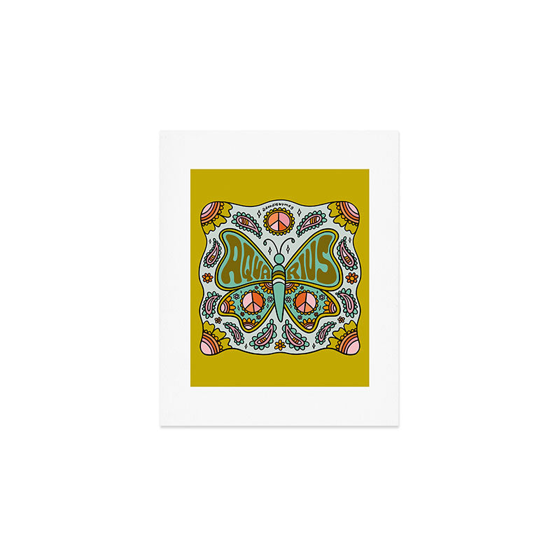 Aquarius Butterfly Art Print Gallery Image 1