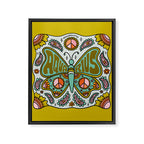 Aquarius Butterfly Framed Canvas Print Gallery Image 8