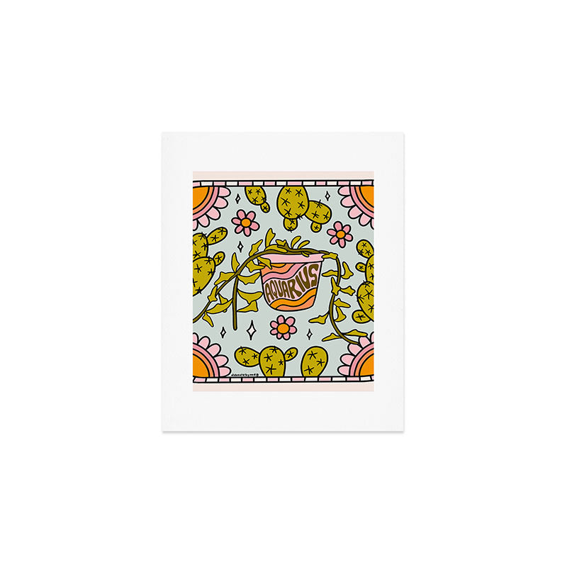 Aquarius Cactus Art Print Gallery Image 1