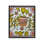 Aquarius Cactus Framed Canvas Print Gallery Image 8