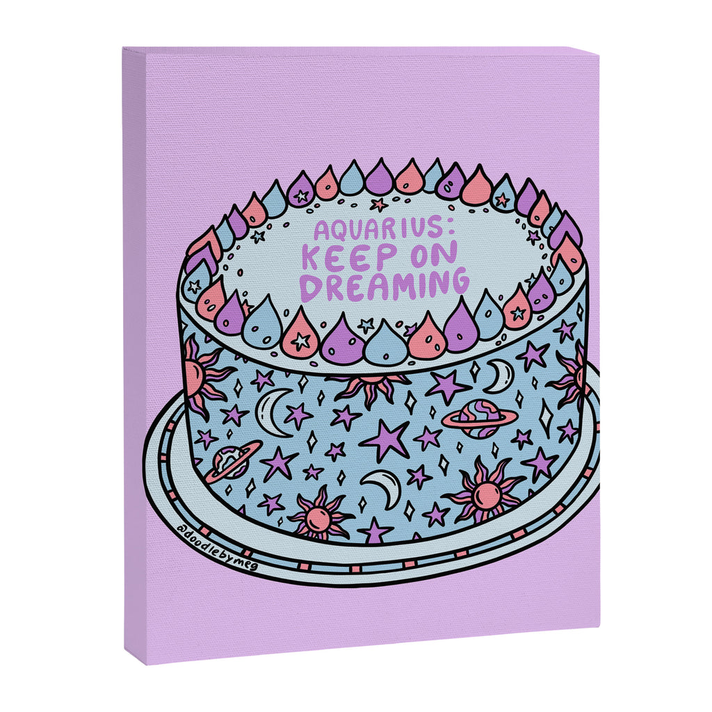 Aquarius Cake Canvas Print Gallery Image 8