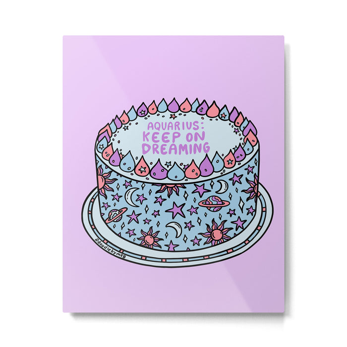 Aquarius Cake Metal Print Gallery Image 1