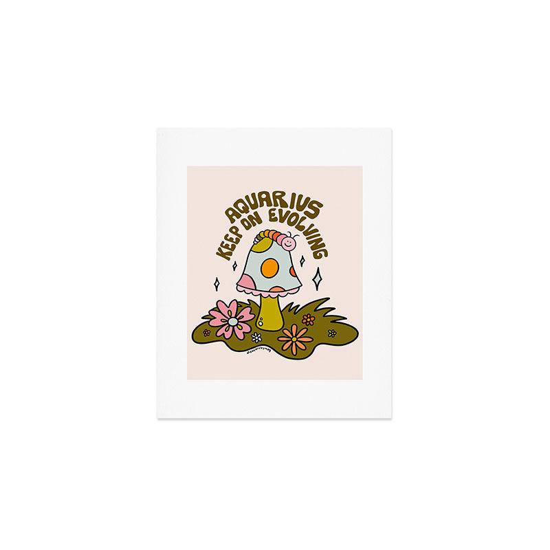 Aquarius Caterpillar Art Print Gallery Image 1