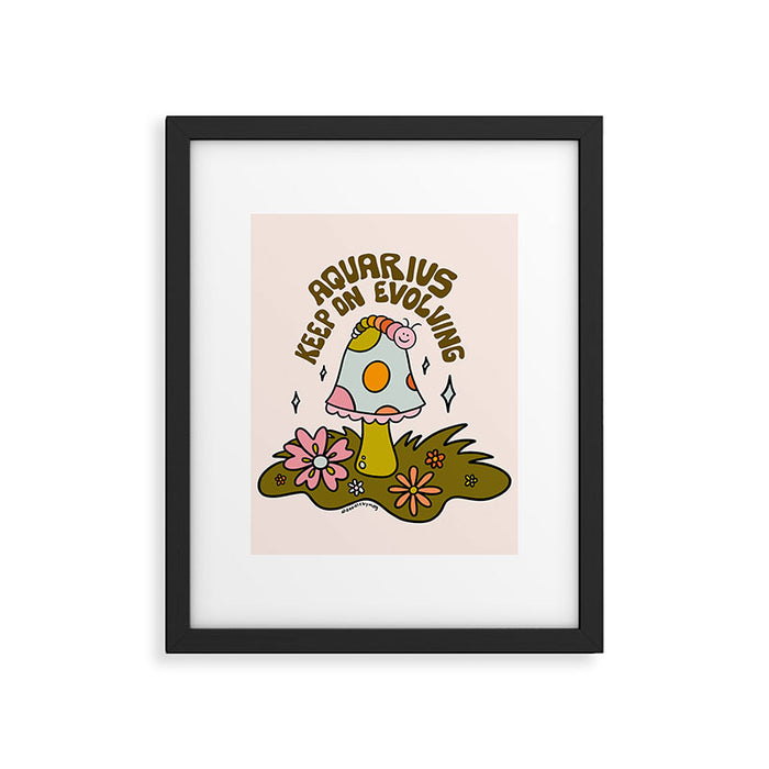 Aquarius Caterpillar Framed Art Print Gallery Image 1