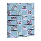 Aquarius Checkered Print Canvas Print Gallery Image 8