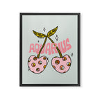 Aquarius Cherries Framed Canvas Print Gallery Image 8