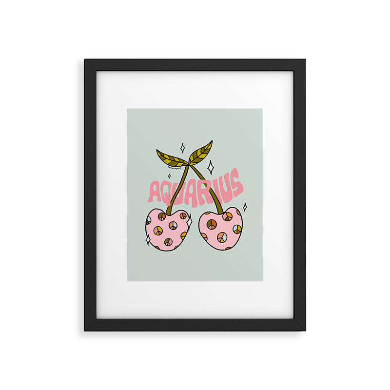 Aquarius Cherries Framed Art Print Gallery Image 6