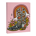 Aquarius Cowboy Boots Canvas Print Gallery Image 8