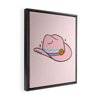 Aquarius Cowboy Hat Framed Canvas Print Gallery Image 2