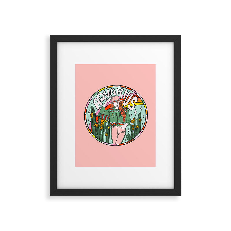 Aquarius Cowgirl Framed Art Print Gallery Image 6