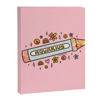 Aquarius Crayon Canvas Print Gallery Image 8
