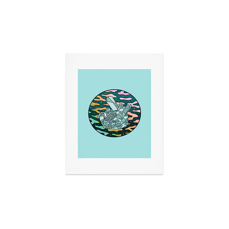 Aquarius Crystal Art Print Gallery Image 1