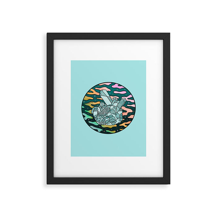 Aquarius Crystal Framed Art Print Gallery Image 1