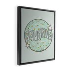 Aquarius Disco Ball Framed Canvas Print Gallery Image 2