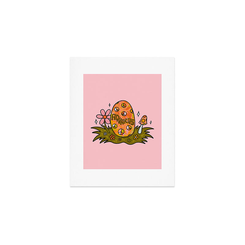Aquarius Easter Egg Art Print Gallery Image 1