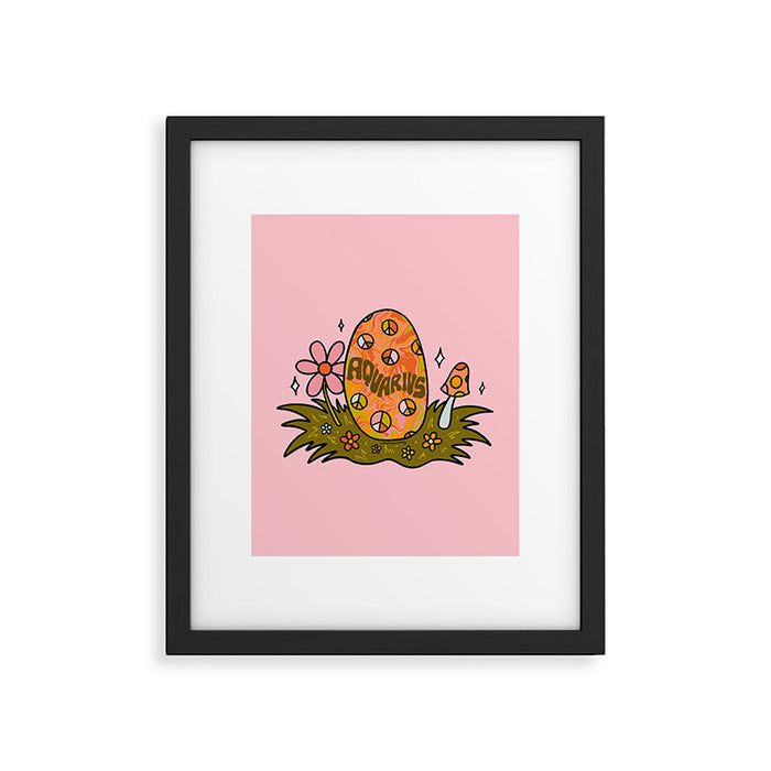 Aquarius Easter Egg Framed Art Print Gallery Image 1